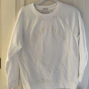 “Snow vibes” American Eagle crew neck